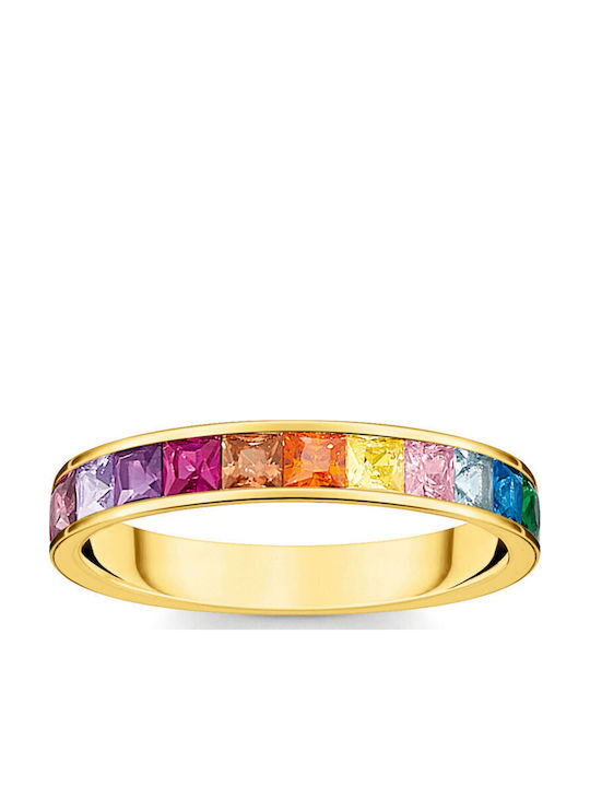 Thomas Sabo Ring made of Silver Gold Plated