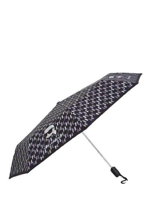 Karl Lagerfeld Umbrelă de ploaie Compact Black
