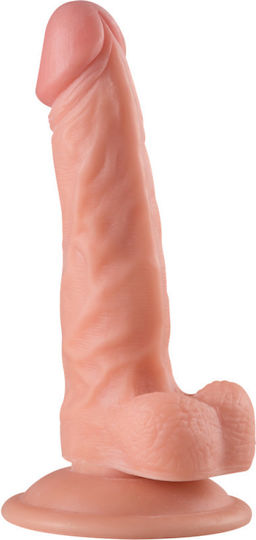 Toyz4lovers Ρεαλιστικό Dildo με Όρχεις και Βεντούζα Flesh 14.5cm