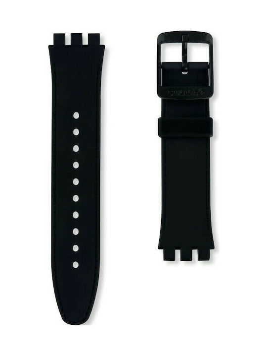 Rubber Strap Black 17mm