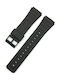 Wsshe Rubber Strap Black 22mm