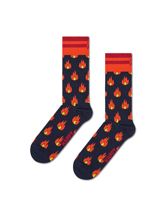 Happy Socks Flames Ανδρικές Κάλτσες Πολύχρωμες