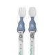 BIBaDO Baby Set mit Gabel aus Kunststoff für 6+ Monate