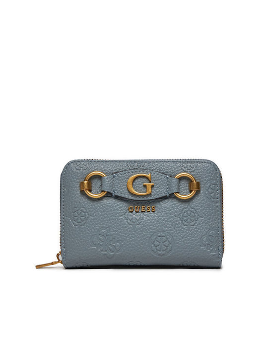 Guess Izzy Peony Klein Frauen Brieftasche Klassiker Blau