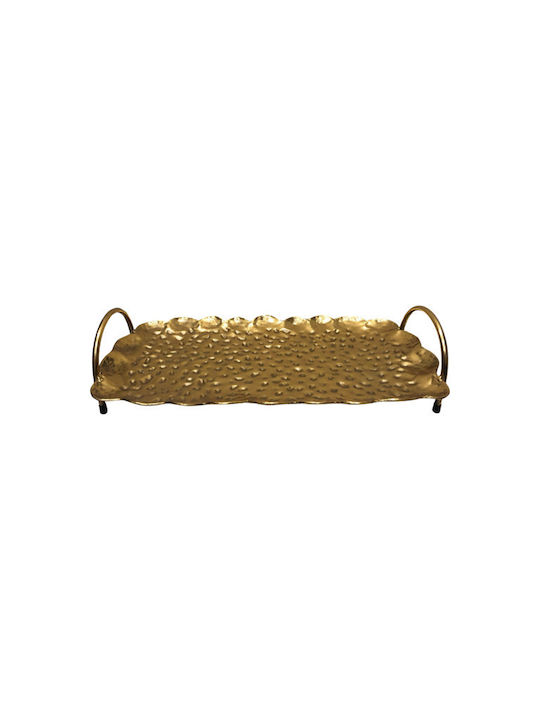 Zen Collection Tavă Decorativă Metal Dreptunghiulară 48x28x13cm 1buc