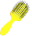 Brush Hair for Hair Styling Yellow