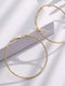 ecarla Earrings Hoops Gold Plated