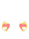 Goldjewels Gold Plated Kids Earrings Studs Hearts from Silver