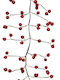 Kaemingk Christmas Garland Red 130x13cm 1pc