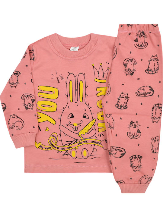 Extan Bebe Kids' Pajamas Winter Pink