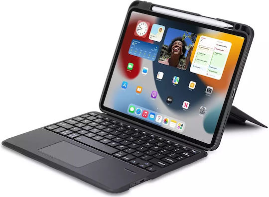Dux Ducis Series Flip Cover with Keyboard in English US Black (iPad Air 2020/2022 / iPad Pro 2018 11" / iPad Pro 2021 11")