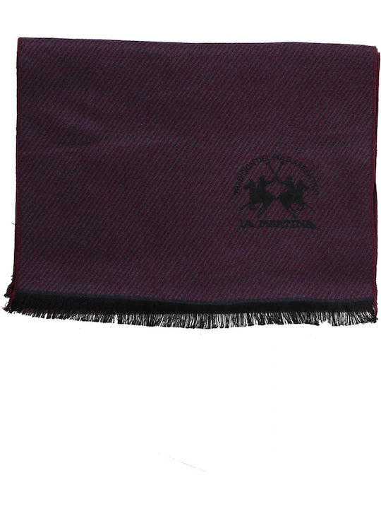 La Martina Men's Scarf Burgundy