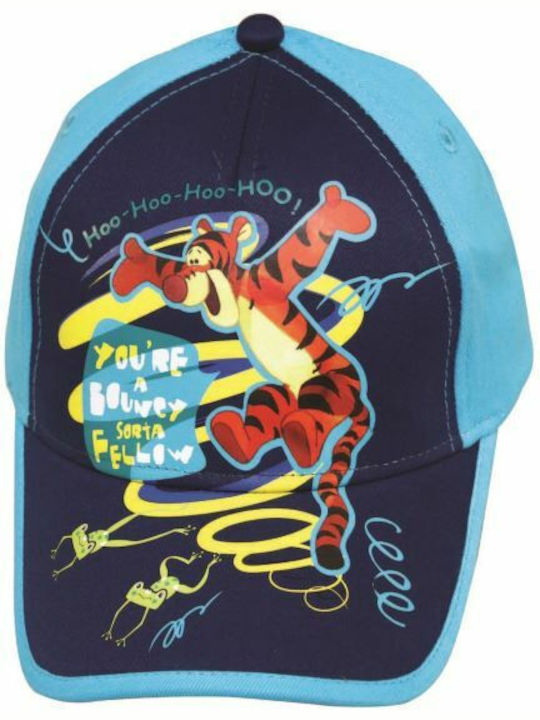 Stamion Kids' Hat Jockey Fabric Navy Blue
