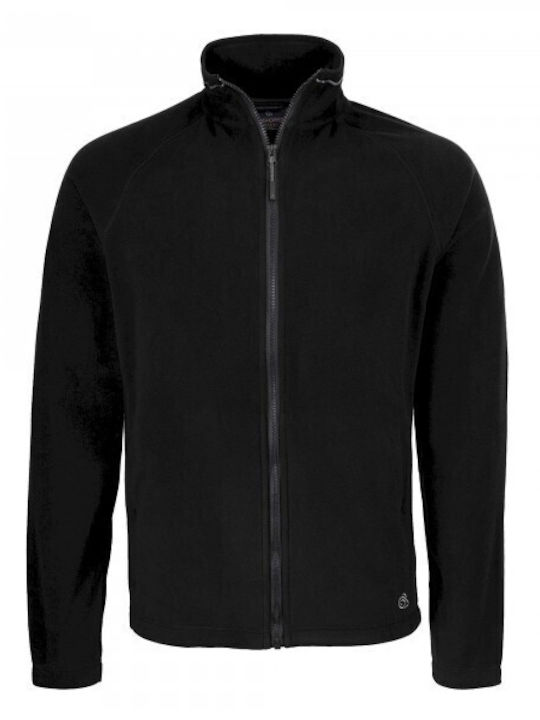 Craghoppers Jachetă Fleece pentru Bărbați cu Fermoar Black