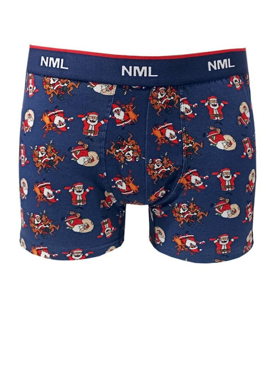 Namaldi Herren Boxershorts Blau 1Packung