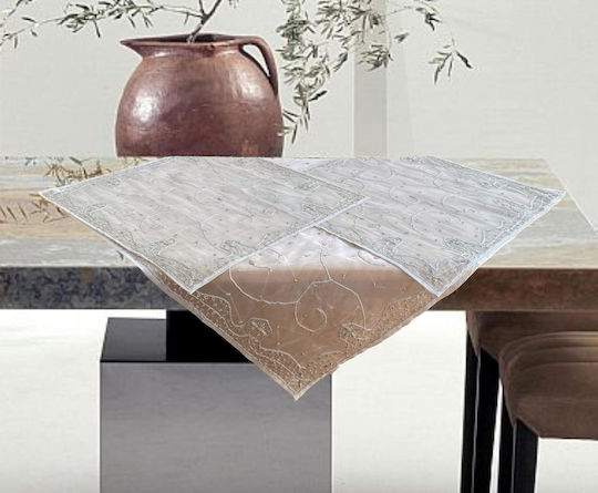 Linea Home Καρέ Τραπεζομάντηλο Σετ 3τμχ Καρέ