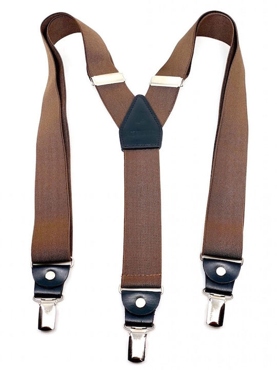 Legend Accessories Suspenders Monochrome Brown