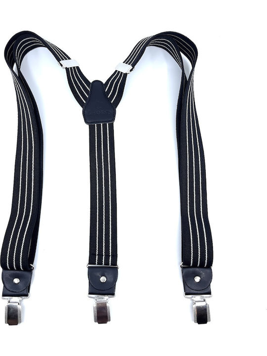 Legend Accessories Тиранти Отпечатани Black/White