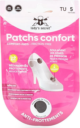 Lady's Secret Lady's Secret Anatomische Einlegesohlen für Frauen 564-NOIR 2 Stück