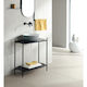 Scarabeo Blat fără Lavoar L74xW43xH77.5cm Ardesia