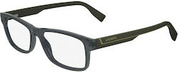 Lacoste Männlich Kunststoff Brillenrahmen Gray L2707N-035