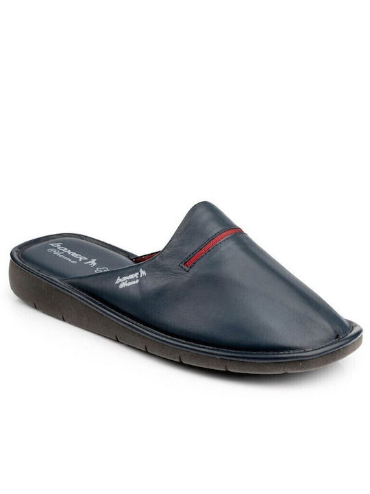 Boxer Papuci bărbați iarna Blue