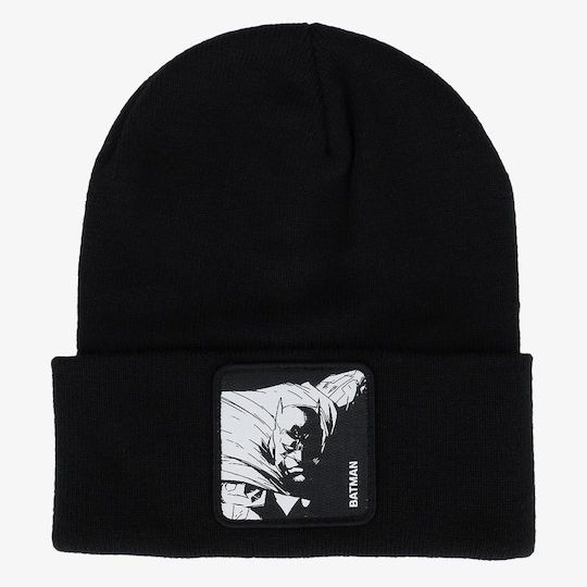 Beanie Unisex Σκούφος Πλεκτός σε Μαύρο χρώμα