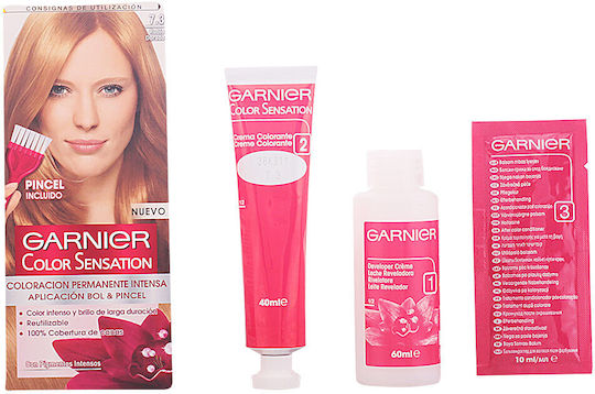 Garnier Color Sensation Βαφή Μαλλιών 7,3 Rubio Dorado 110gr