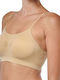 Women's Sports Bra with Removable Padding Beige