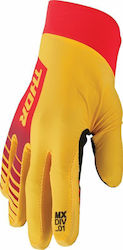 Thor Agile Μotocross Gloves Yellow