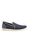 Δερμάτινα Ανδρικά Slip-On Μπλε