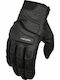 Icon Herren Motorradhandschuhe Schwarz