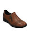 Rieker Anatomic Women's Leather Slip-Ons Brown