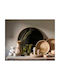 Andrea House Wandspiegel mit Gold Metallisch Rahmen 70x70cm 1Stück