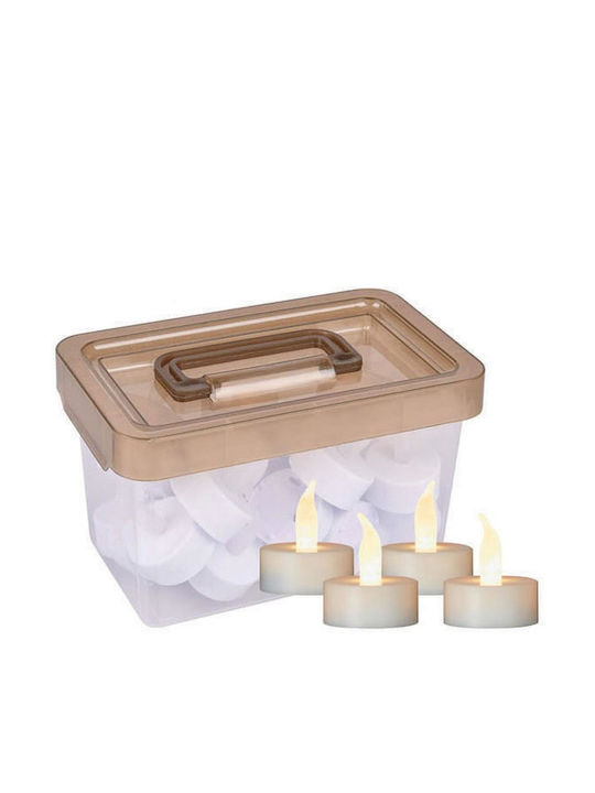 Lianos Christmas Battery Candle 4.5x3.8cm 24pcs
