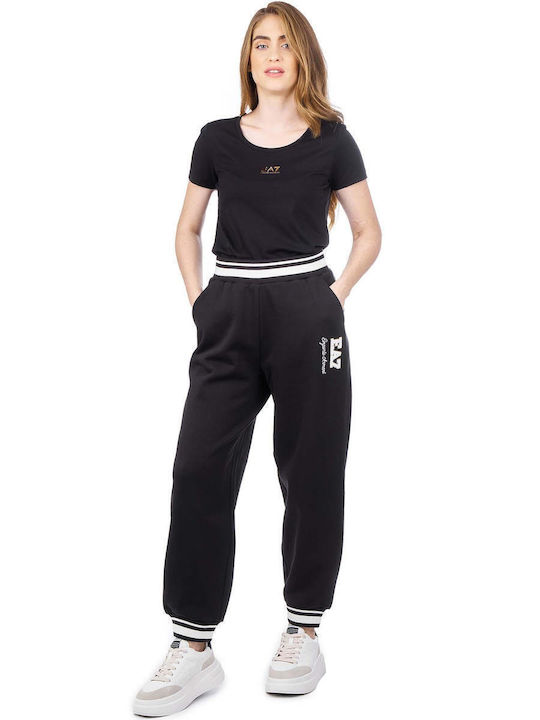 Emporio Armani Pantaloni de trening pentru femei Negru