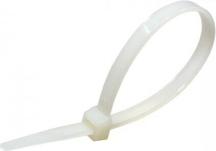 KSS Cable Ties Plastic 203mm x 2.5mm in White Colour (100 pcs) (28905-W)