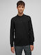 Polo Langarm-Pullover Schwarz