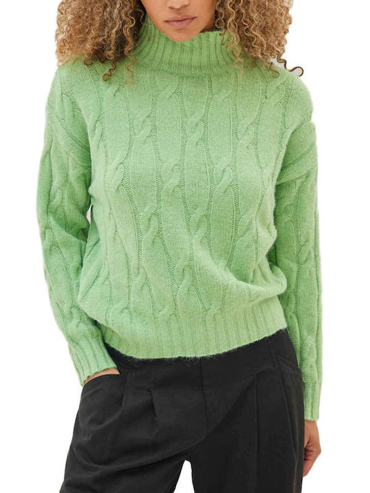 Namaste Women's Long Sleeve Pullover Light Green