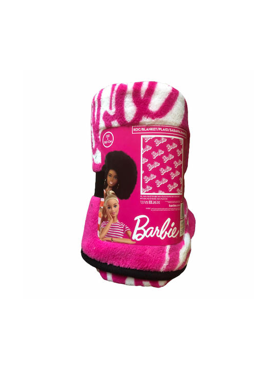 Barbie Pătură 120x150buc Roz