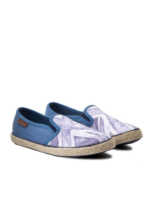 Pepe Jeans Espadrile pentru Copii Slip-on Albastru