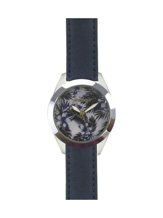 Arabians Men's Watch 38mm Battery with Blue Lea...