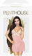 Penthouse Sexy Σετ με Νυχτικό & Ρόμπα με Δαντέλα Ροζ