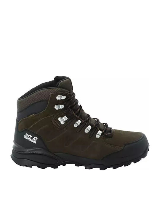 Jack Wolfskin Refugio Men's Brown Hiking Shoes