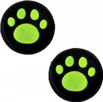 Cat Paw Thumb Grips για Switch Black/Green