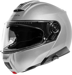 Schuberth C5 Glossy Silver Κράνος Μηχανής Flip-Up ECE 22.06 1640gr με Sunvisor