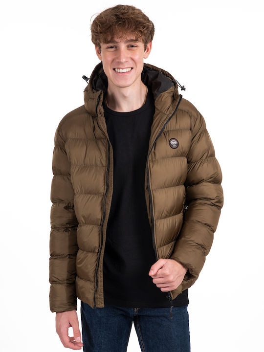 Winter Jacket Puffer Brown