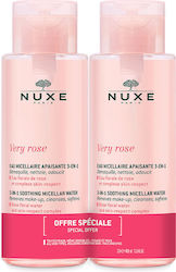 Nuxe Very Rose Micellar Water Ντεμακιγιάζ 2x400ml