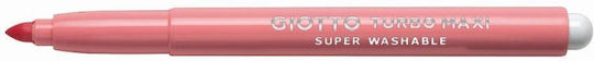 Giotto Turbo Maxi Ροζ Μαρκαδόρος Ζωγραφικής 5mm Χονδρός, Πλενόμενος