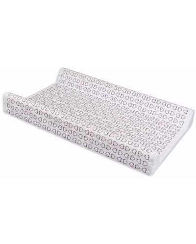 Lorelli Σκληρή Αλλαξιέρα Hearts από Ύφασμα White 50x80cm